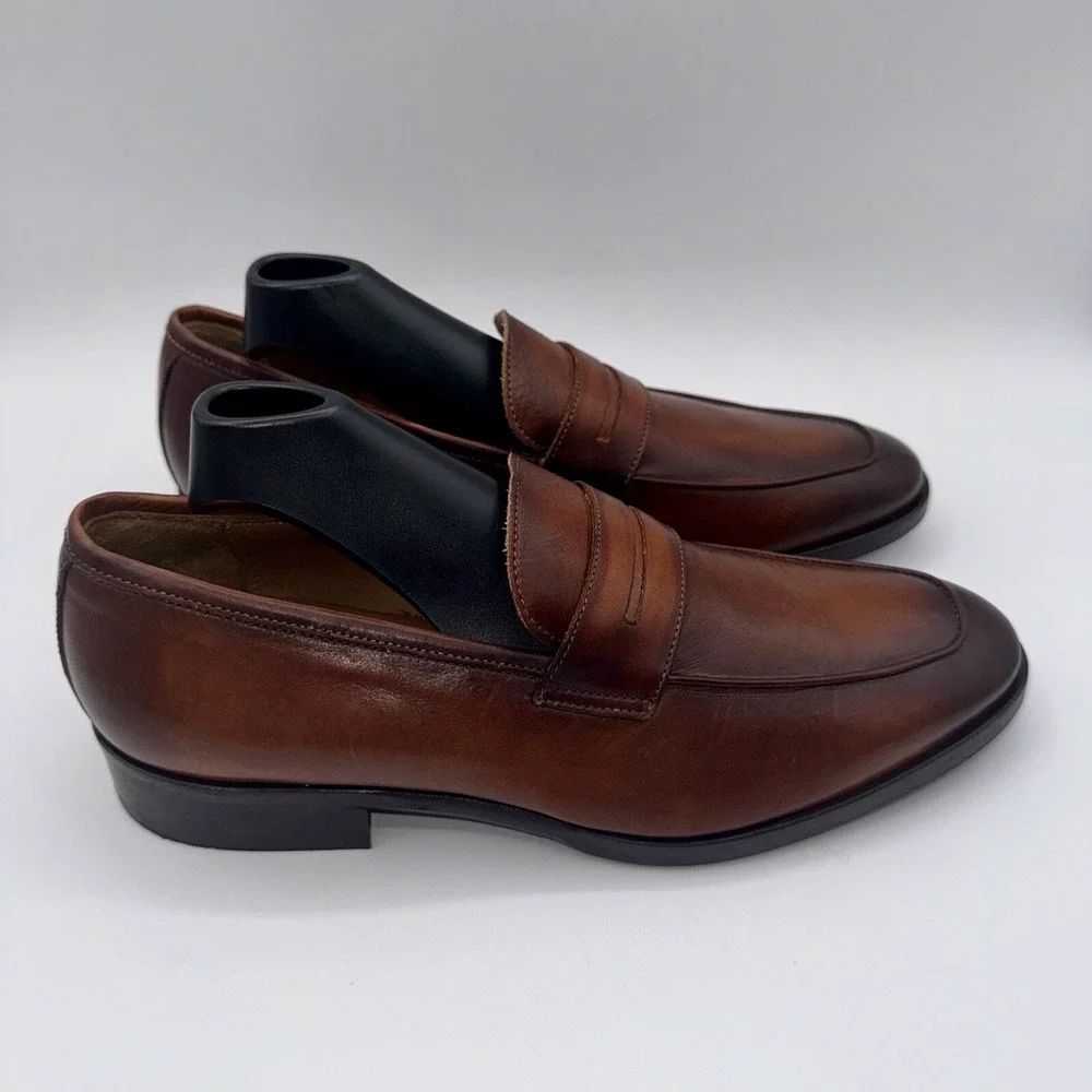 To‎ Boot New York Wakefield Penny Loafer Men's Size 7 Brown Cucio Leather